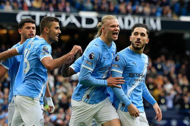 曼城逆转阿森纳，瓜帅心理战助蓝月夺回联赛榜